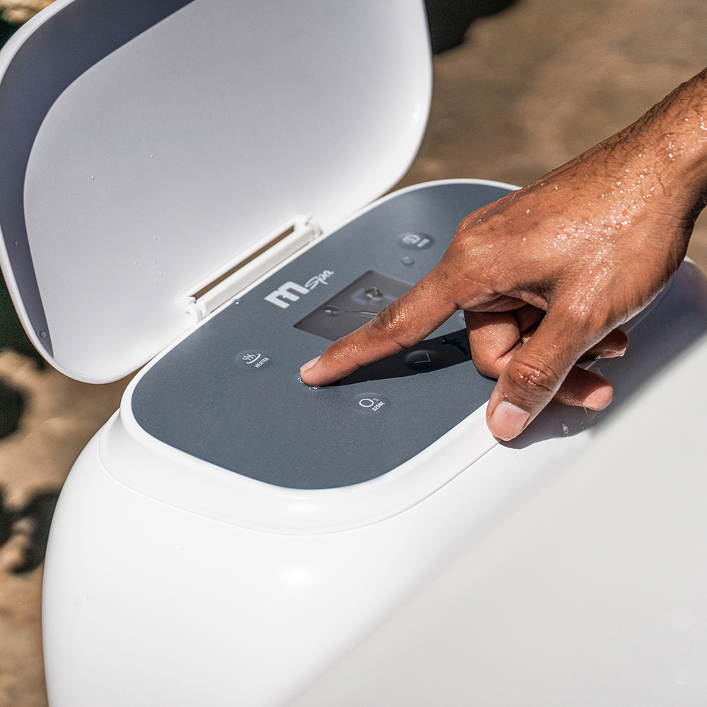 MSpa Tribeca 6 Person Brown Portable Hot Tub with Smart App Control Image 6