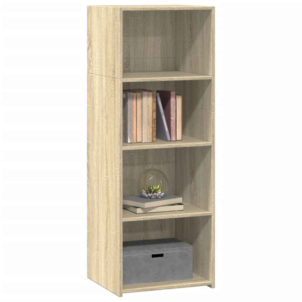 vidaXL 4 Shelf Sonoma Oak Highboard Image 3