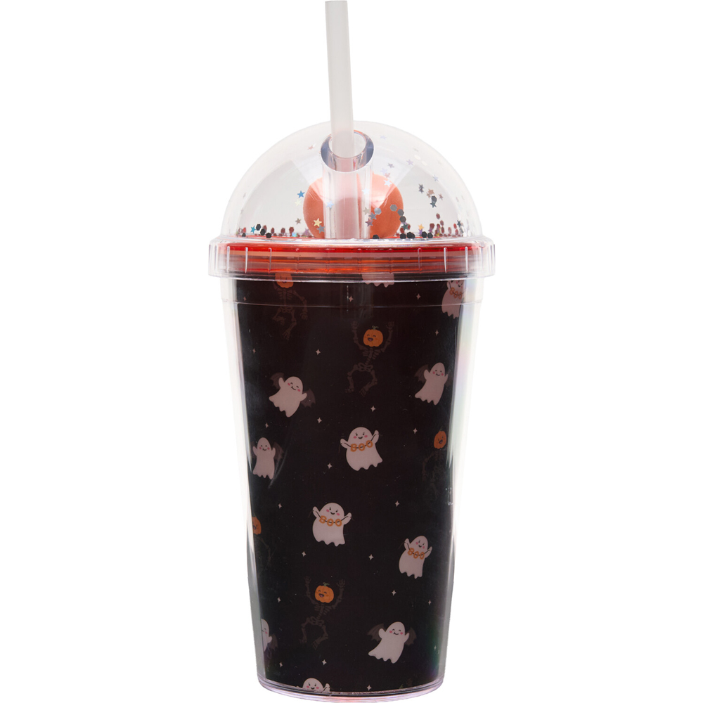 Halloween Figure Tumbler with Straw Image 7