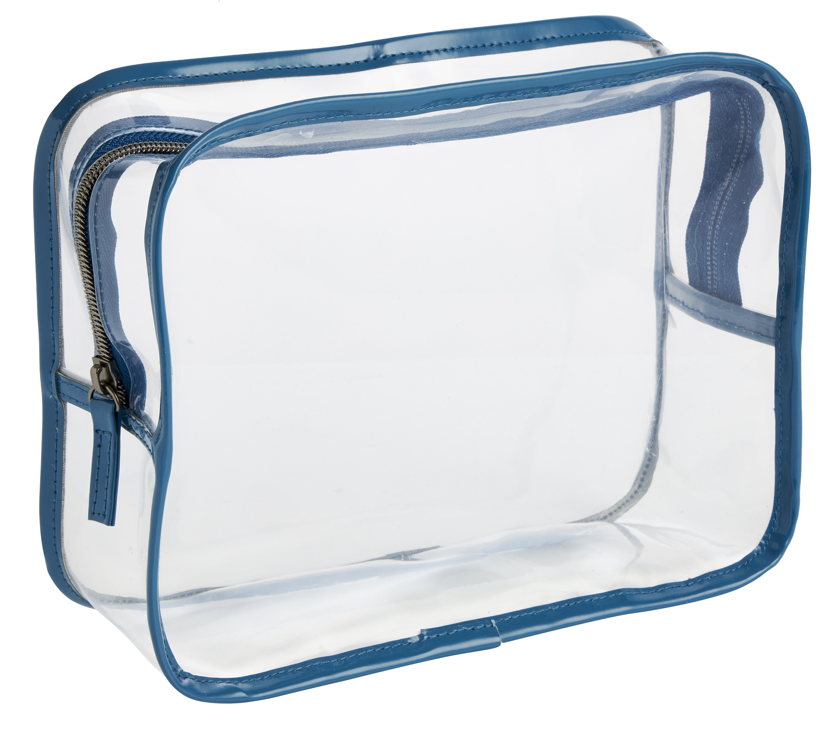 Wilko Transparent Travel Washbag 2 Pack Wilko