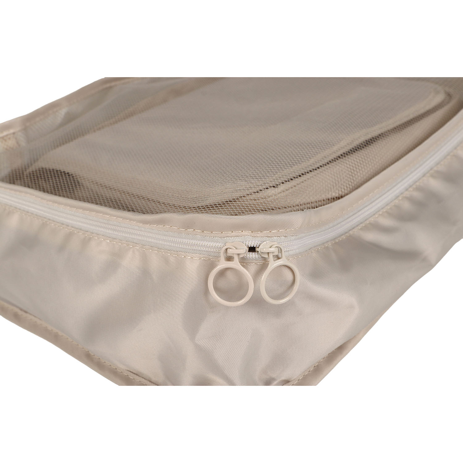 Set of 12 Packing Cubes - Black or Beige Image 3