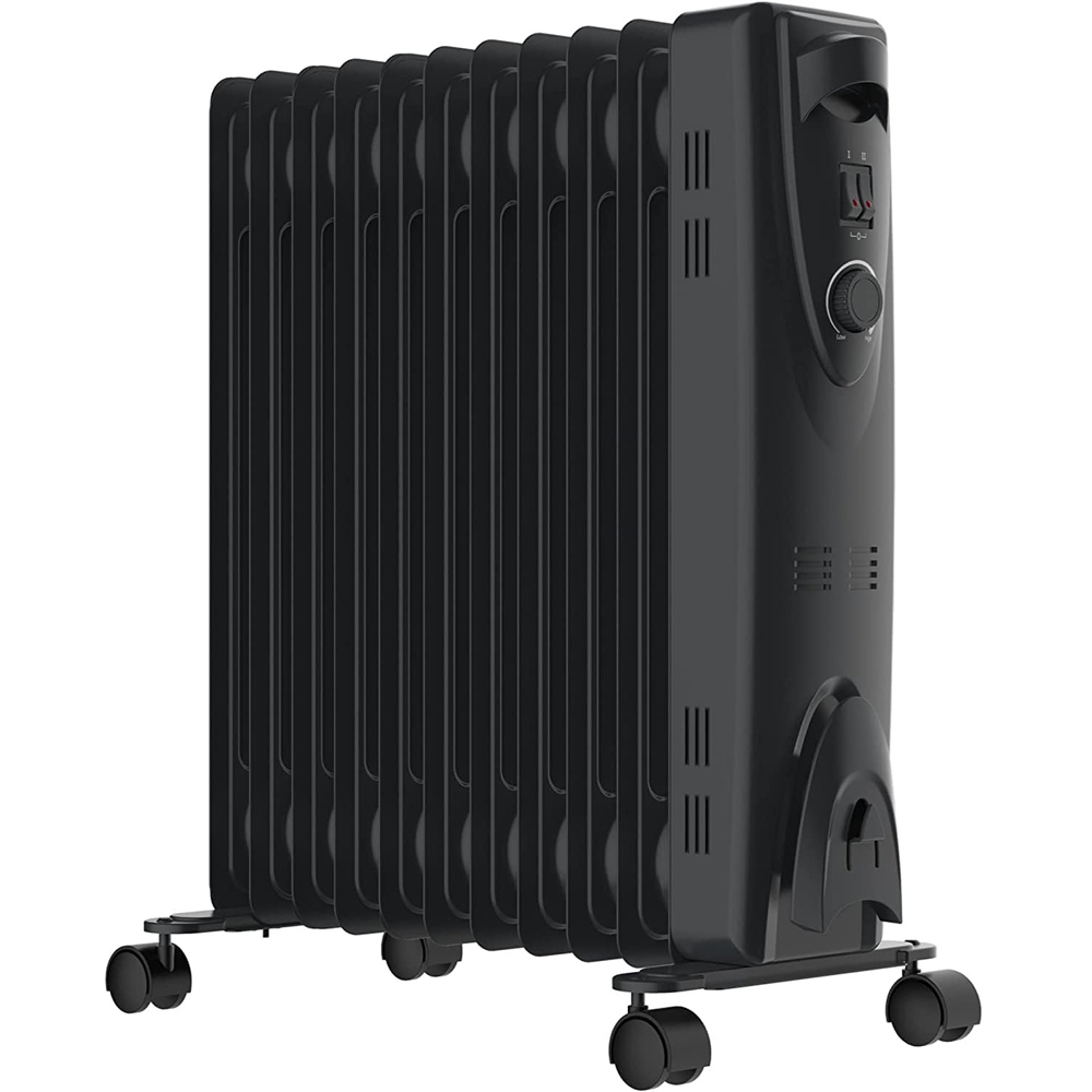 Mylek Black Oil Filled Heater 2500W Image 1