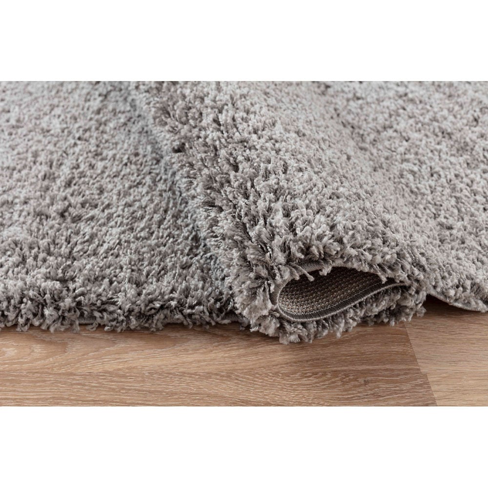 Desire Rugs Oxford Grey Plain Shaggy Rug 160 x 230cm Image 3