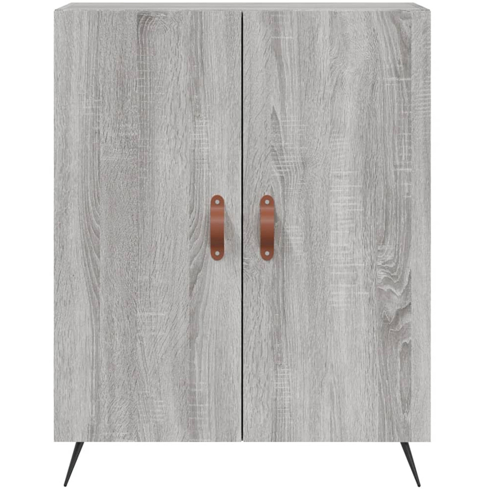 vidaXL 2 Door 3 Shelf Grey Sonoma Tall Highboard Image 8