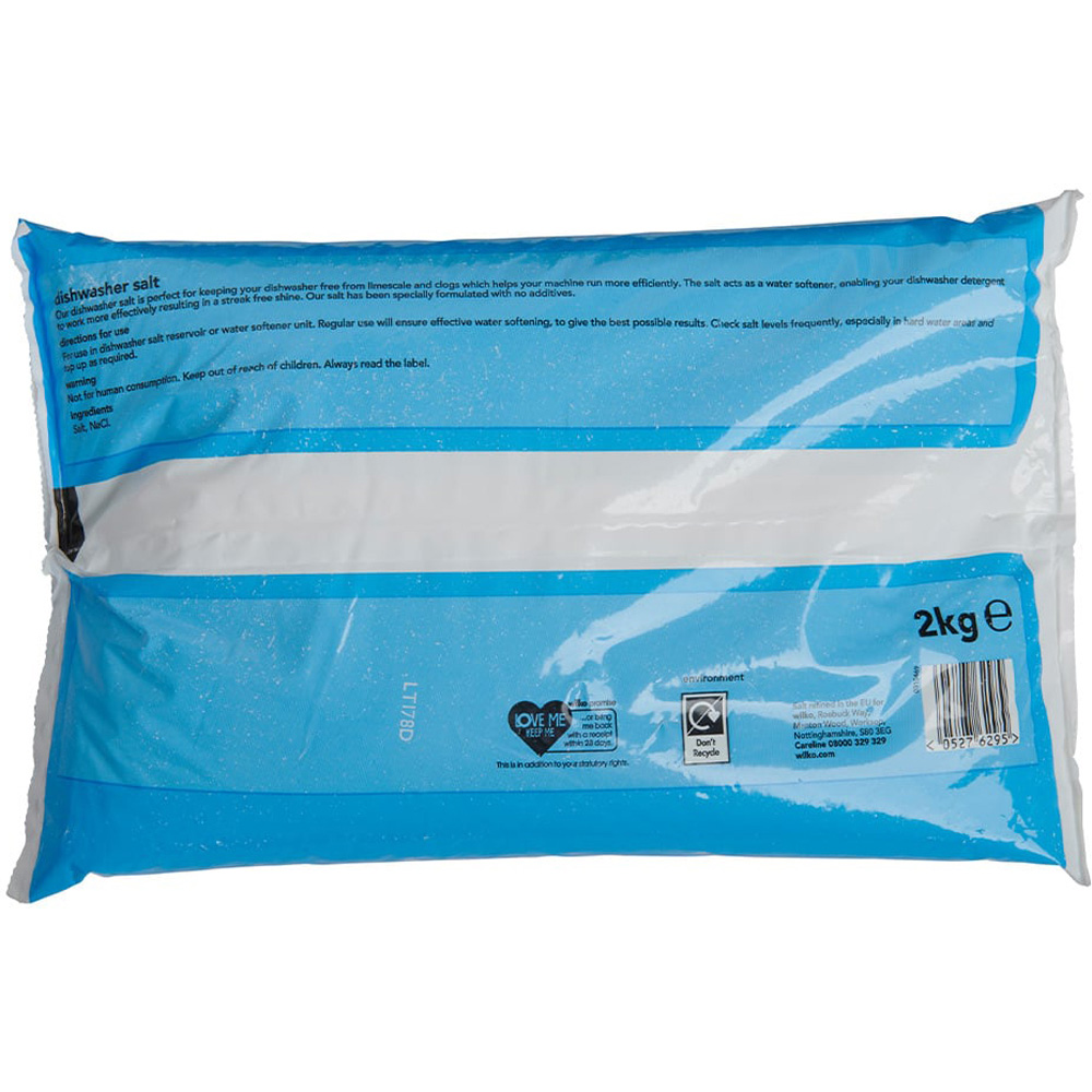 Wilko Dishwasher Salt 2kg Image 2