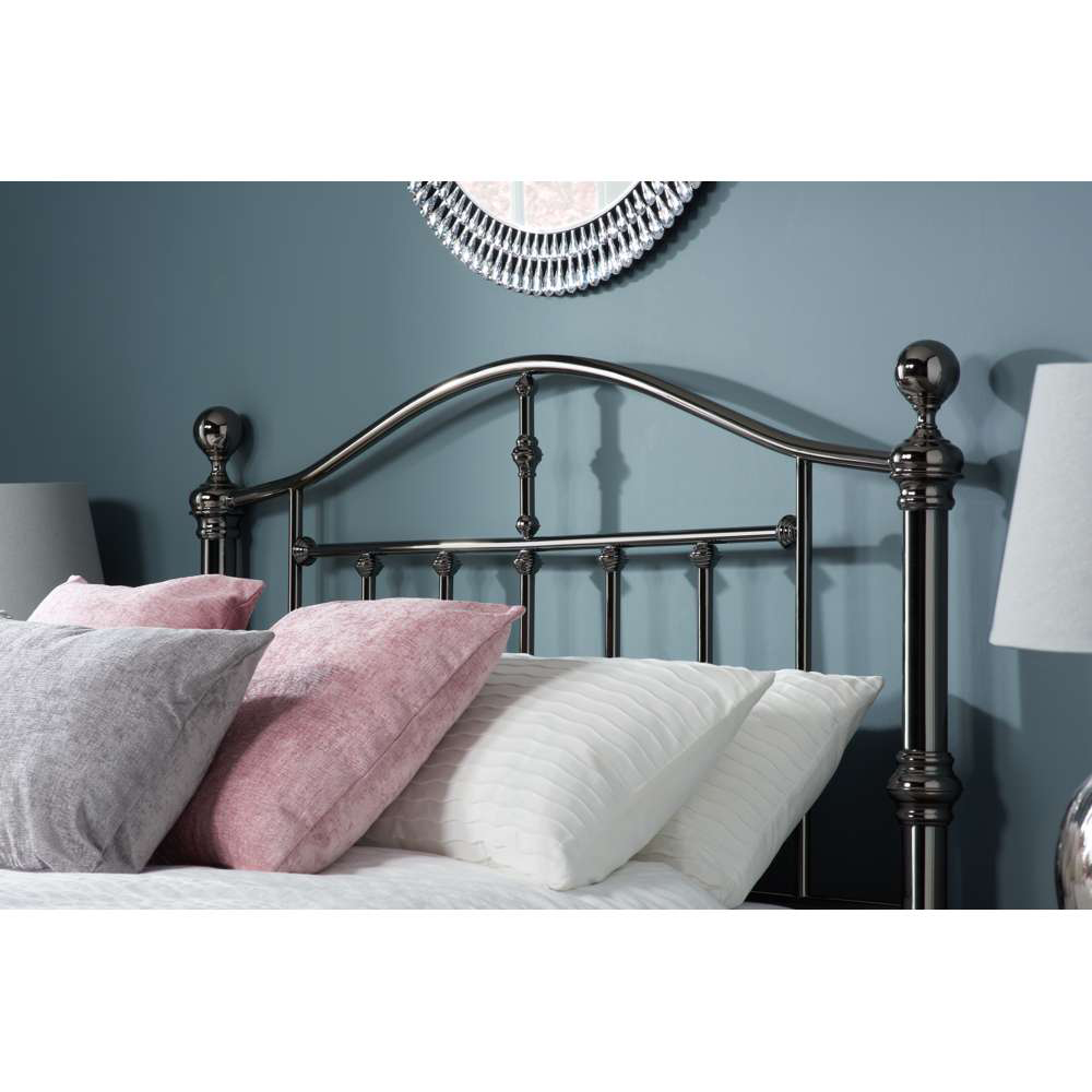 Victoria Double Black Bed Frame Image 5