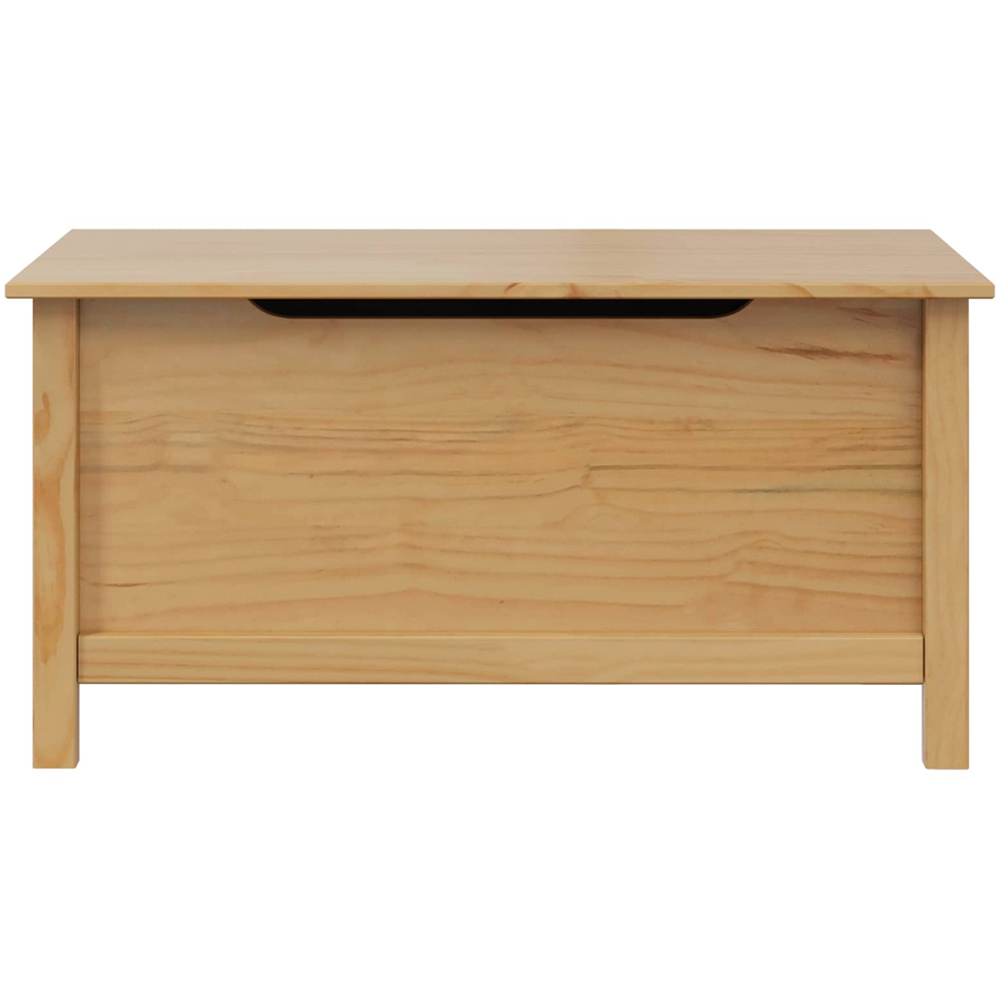 vidaXL Honey Brown Storage Box with Lift Top Lid Image 5