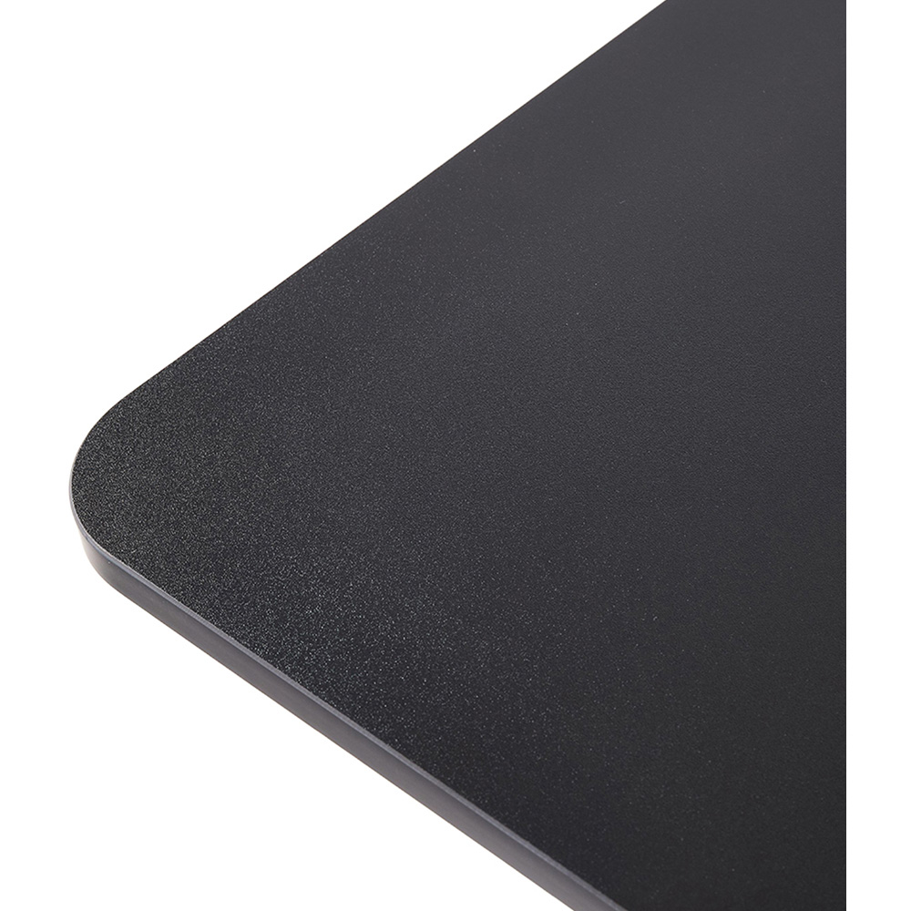 Living and Home Carbon Steel Frame Manual Height Adjustable Laptop Desk Black Image 3
