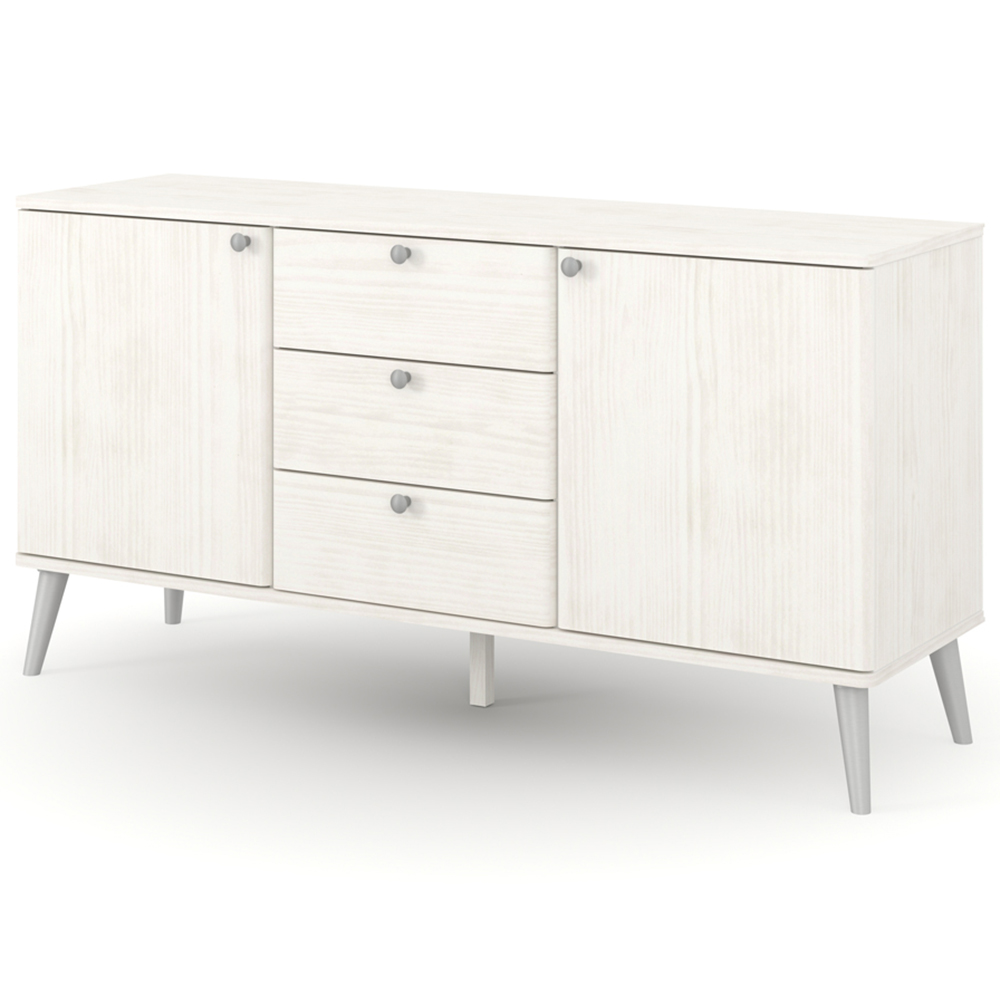 Core Products Augusta Curve 2 Door 3 Drawer Medium Sideboard Image 2