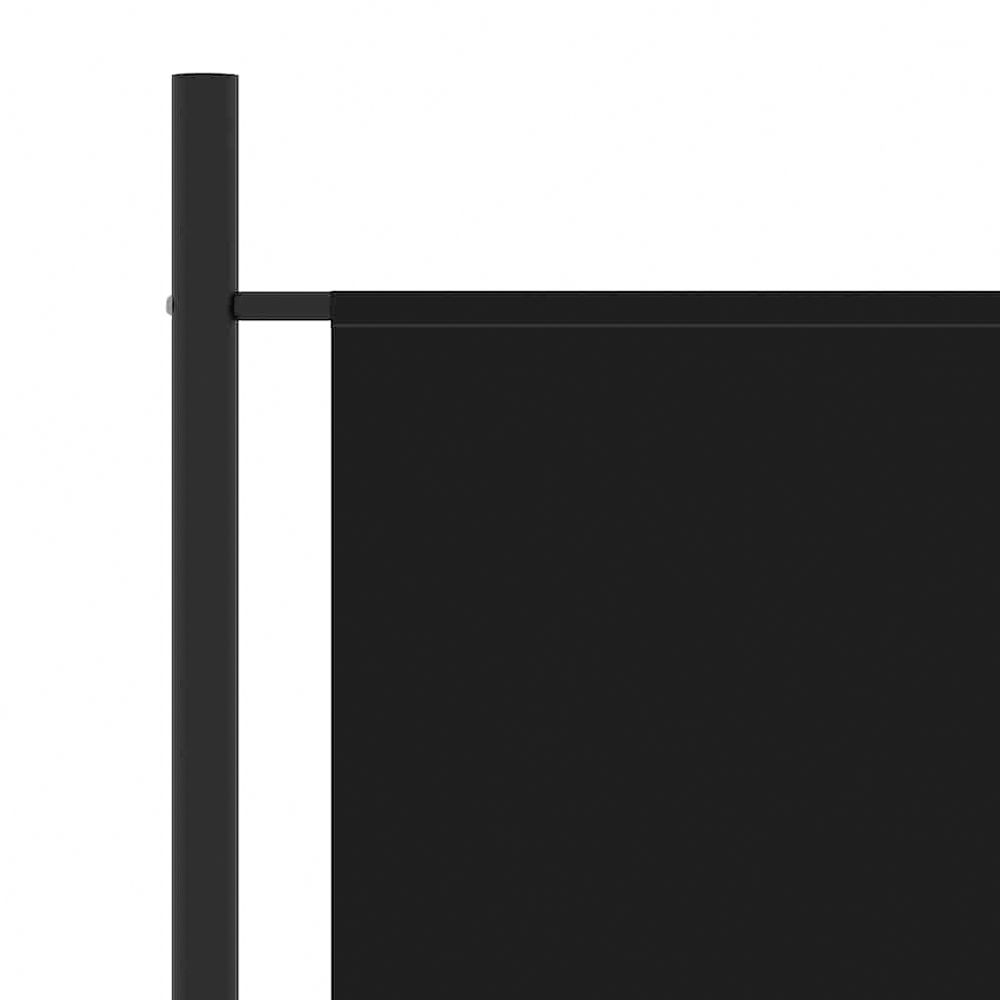 vidaXL Black Panel Room Divider 175 x 180cm Image 3