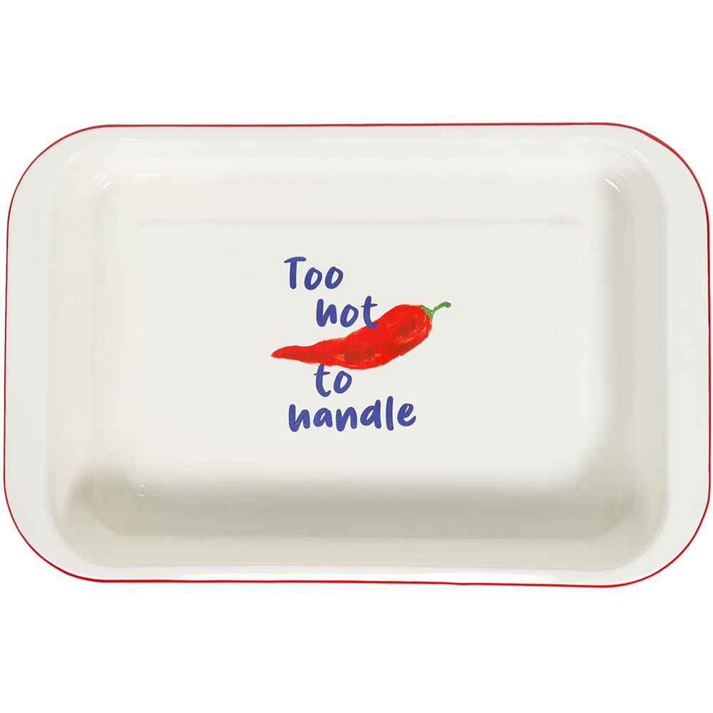 Alfresco Enamel Large Roaster White Image 2