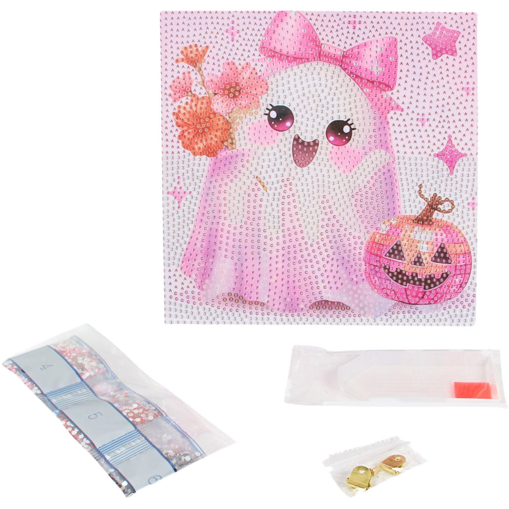 Cute Ghost Crystal Canvas Kit Image 3