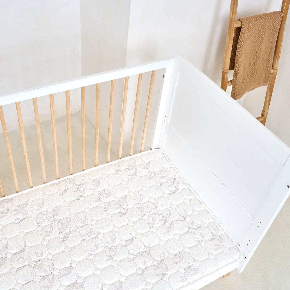 Clair de Lune Bamboo Cot Bed Mattress Image 2