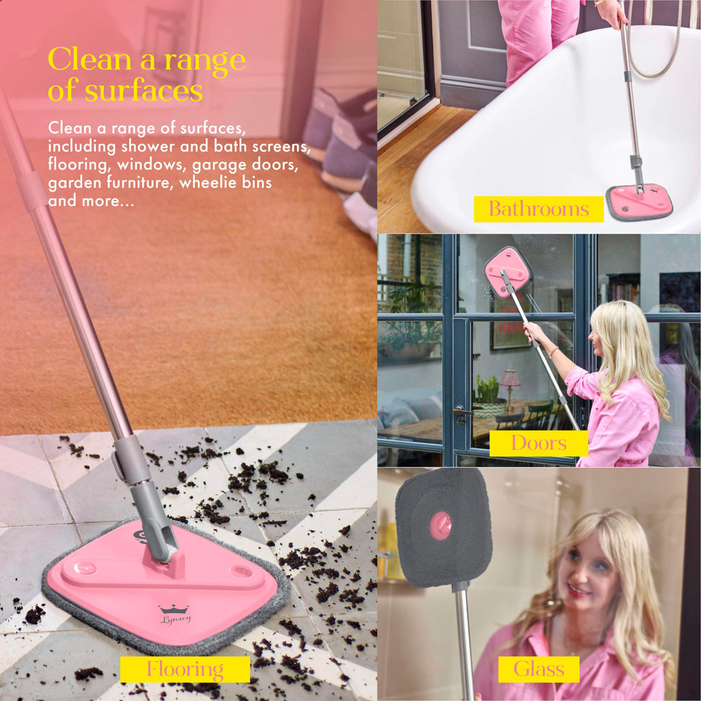 Swan x Lynsey SWFC1002QOCN Turbo Spin Mop Image 4