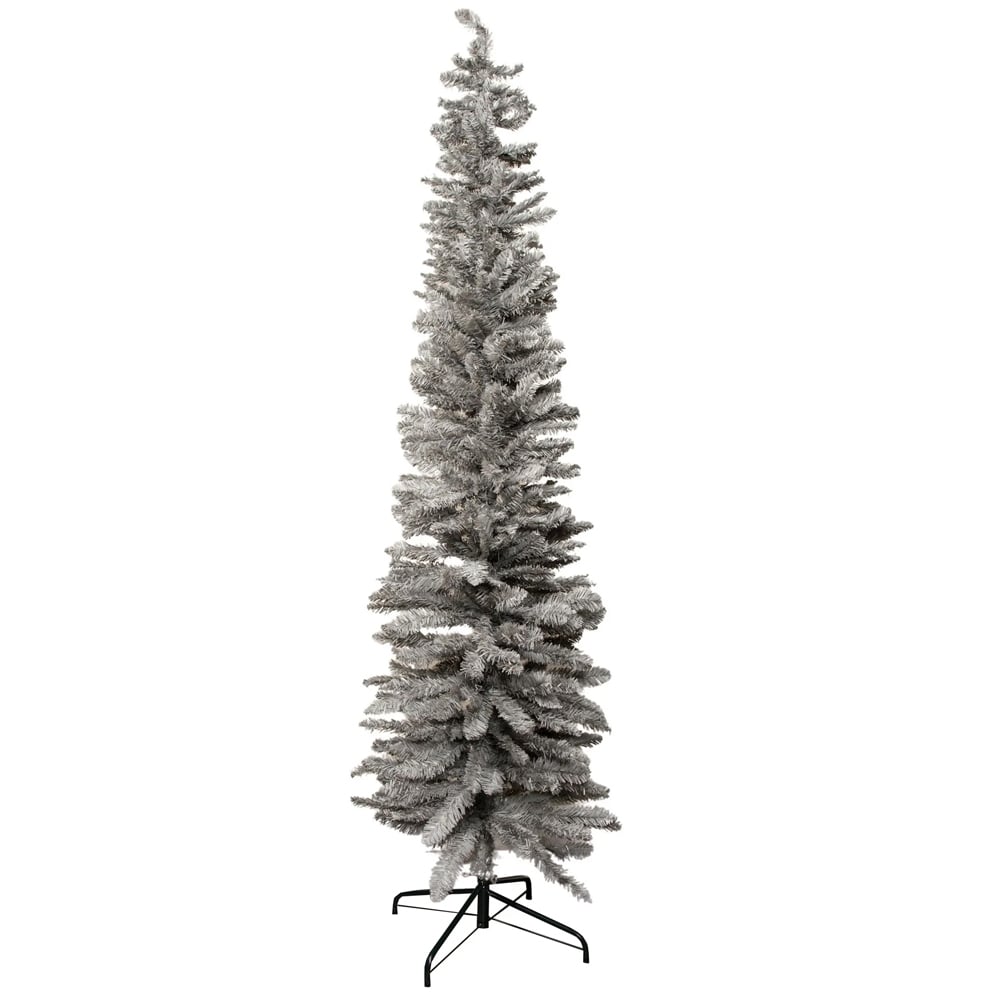 Samuel Alexander Grey Pencil Artificial Christmas Tree 8ft Image 1