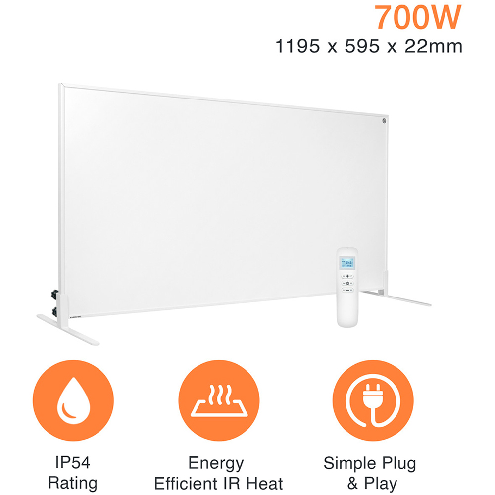 Mirrorstone Nexus Portable WiFi Infrared Heating Panel 700W Image 8