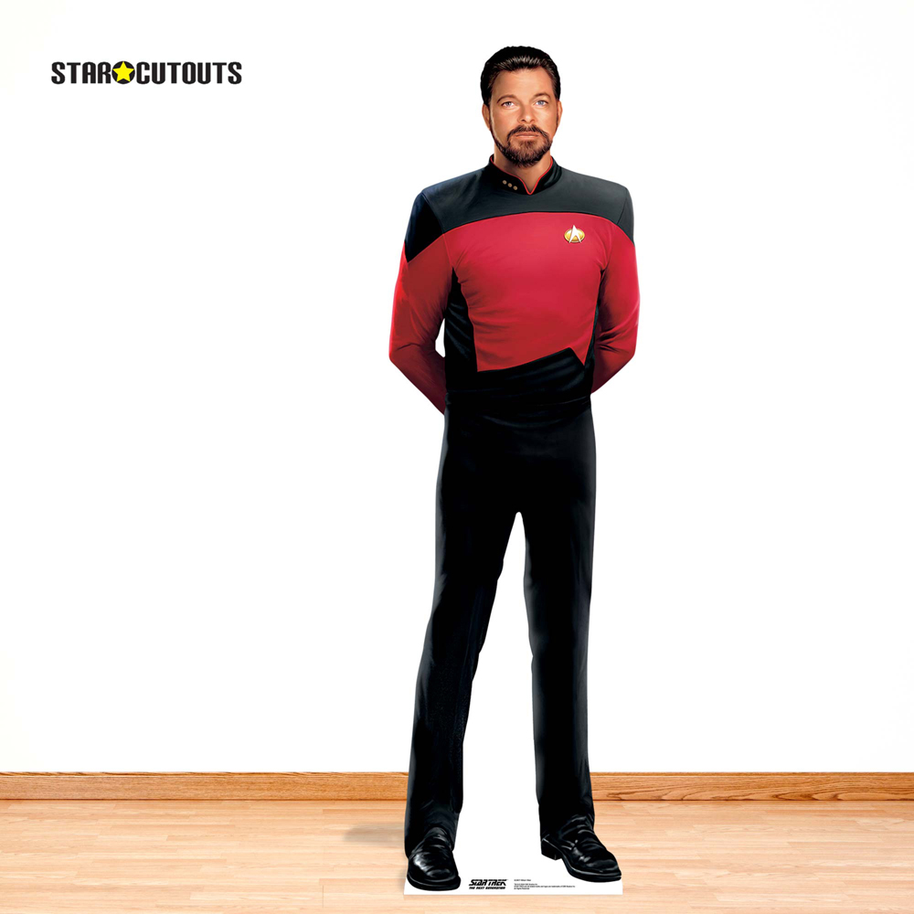 Star Cutouts William Riker Cardboard Cutout 6.3ft Image 2