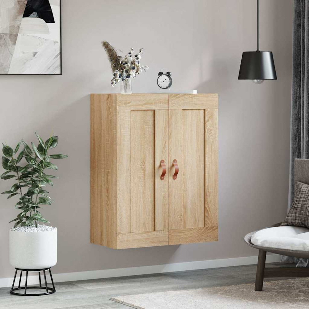 vidaXL 2 Door Sonoma Oak Wall Mounted Cabinet Image 3
