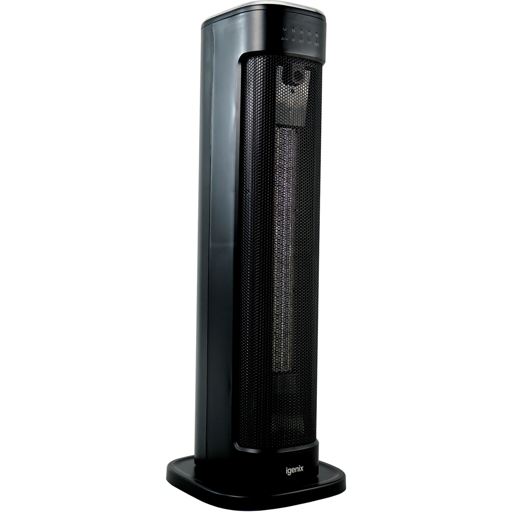 Igenix IGHT020DB Black PTC Tower Heater Image 1