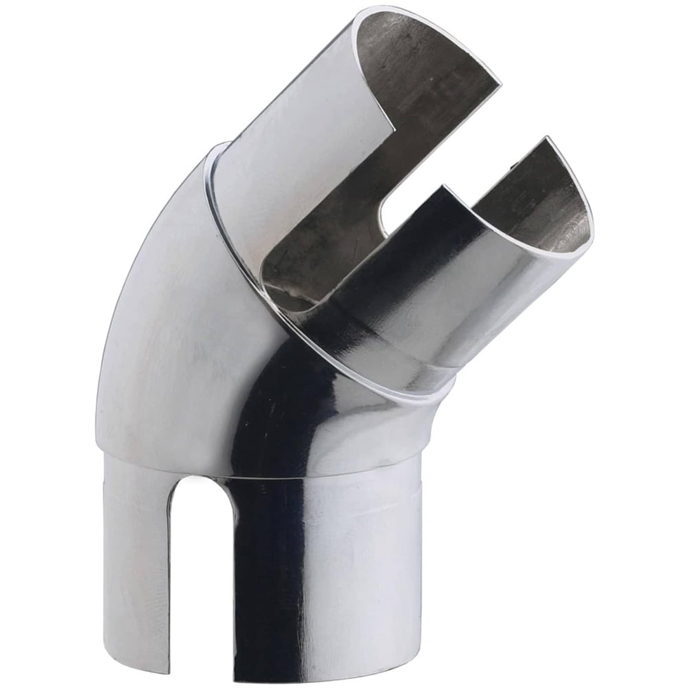 Rothley Polished Stair Handrail 135 Degree Elbow Bracket Image 1