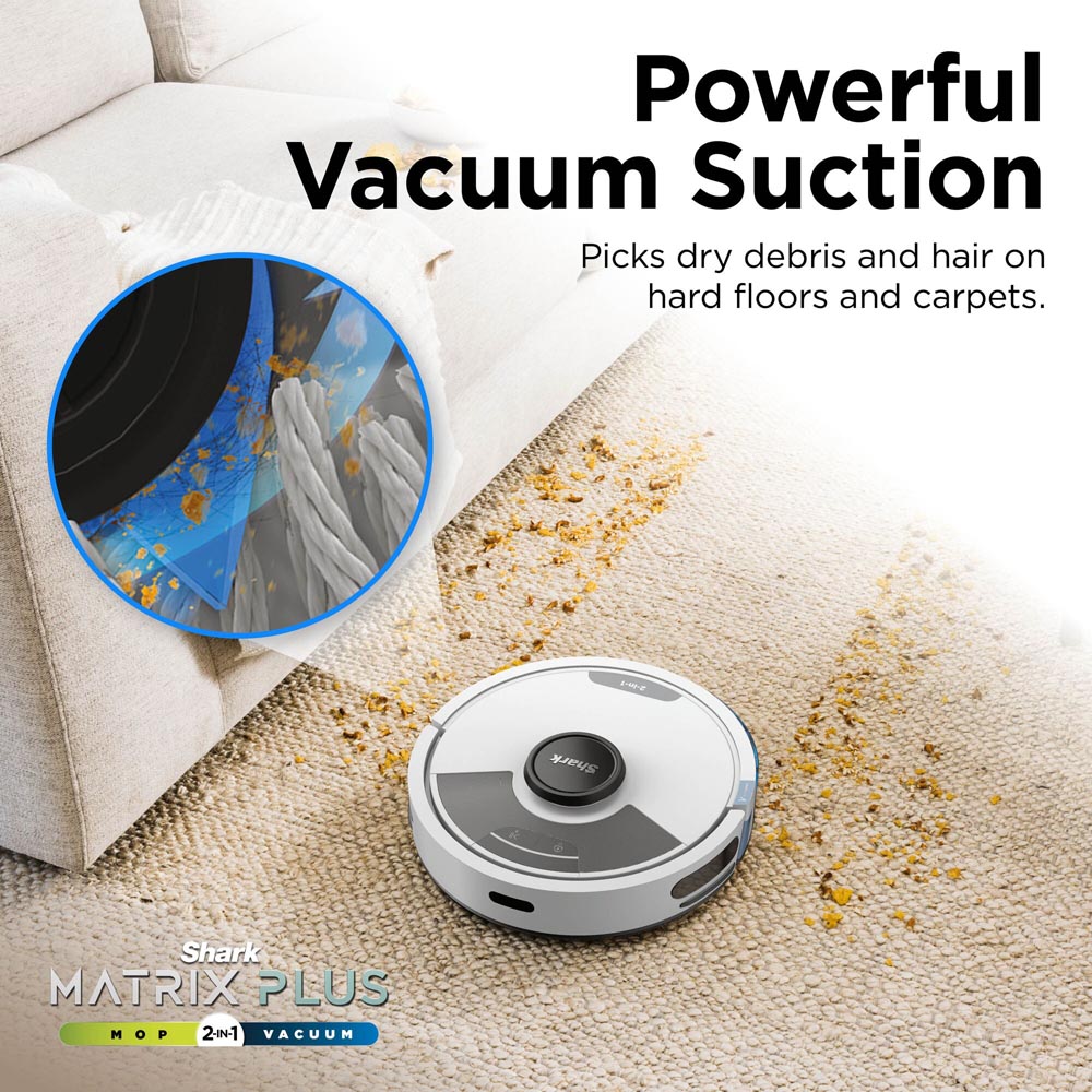 Shark Matrix Plus RV2620WAUKWH 2-in-1 Self Empty Robot Vacuum Cleaner and Mop Image 6