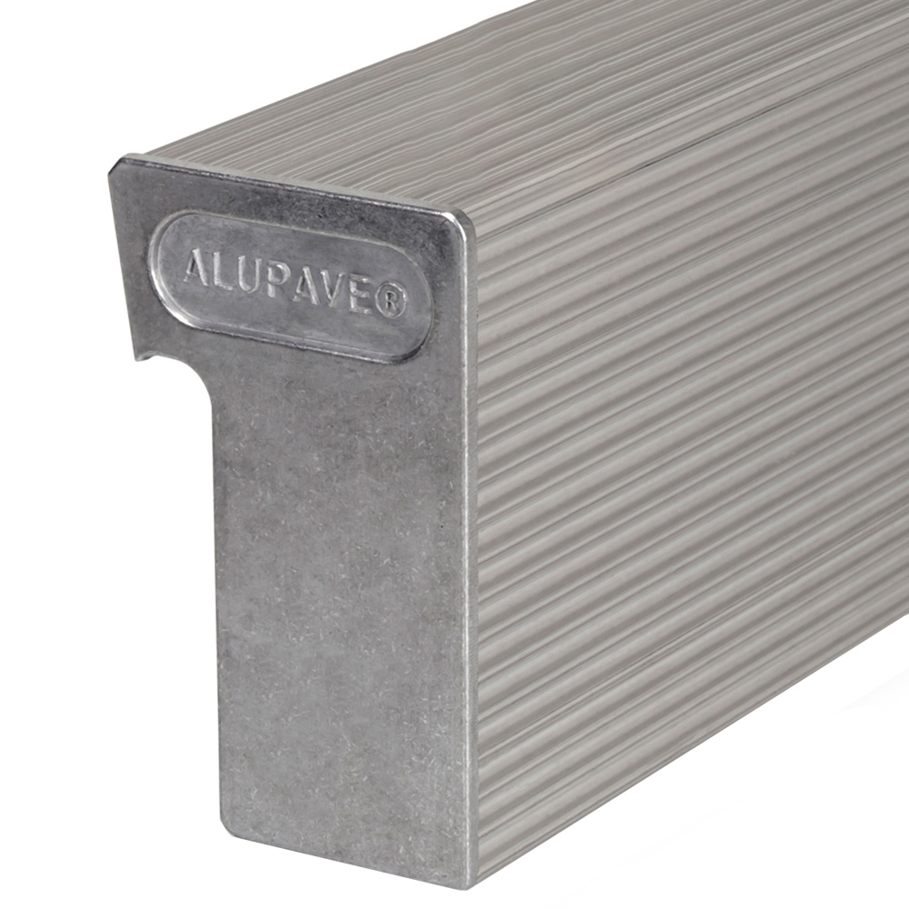 Alupave Mill Right Hand Gutter Endcap Image 2