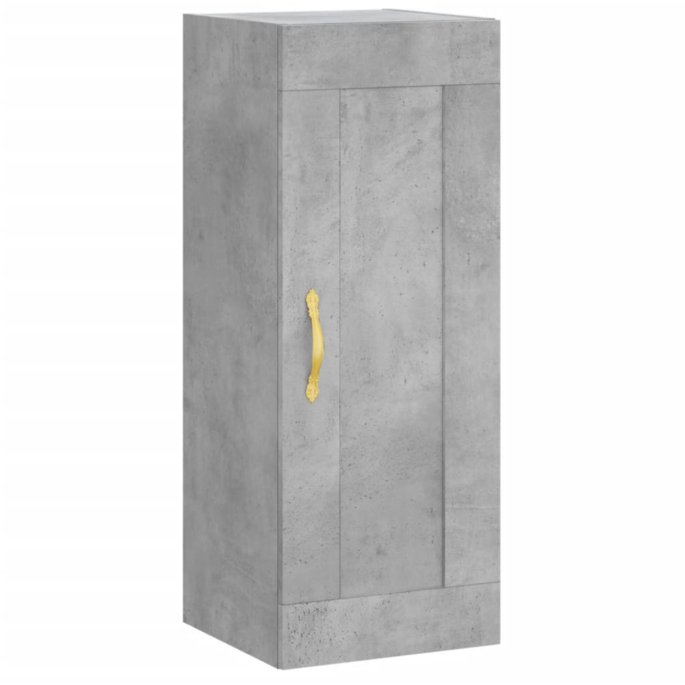 vidaXL 2 Door Concrete Grey Highboard Image 7