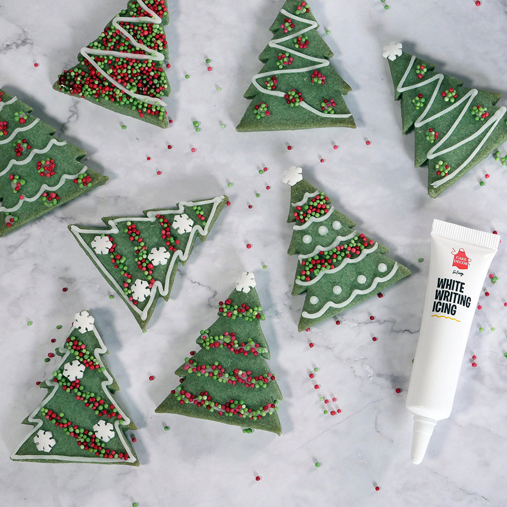 Cake Decor Christmas Tree Biscuit Kit Wilko