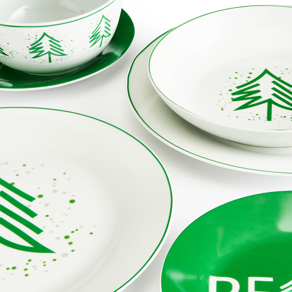 20pc Peace Tree Dinner Set Image 3