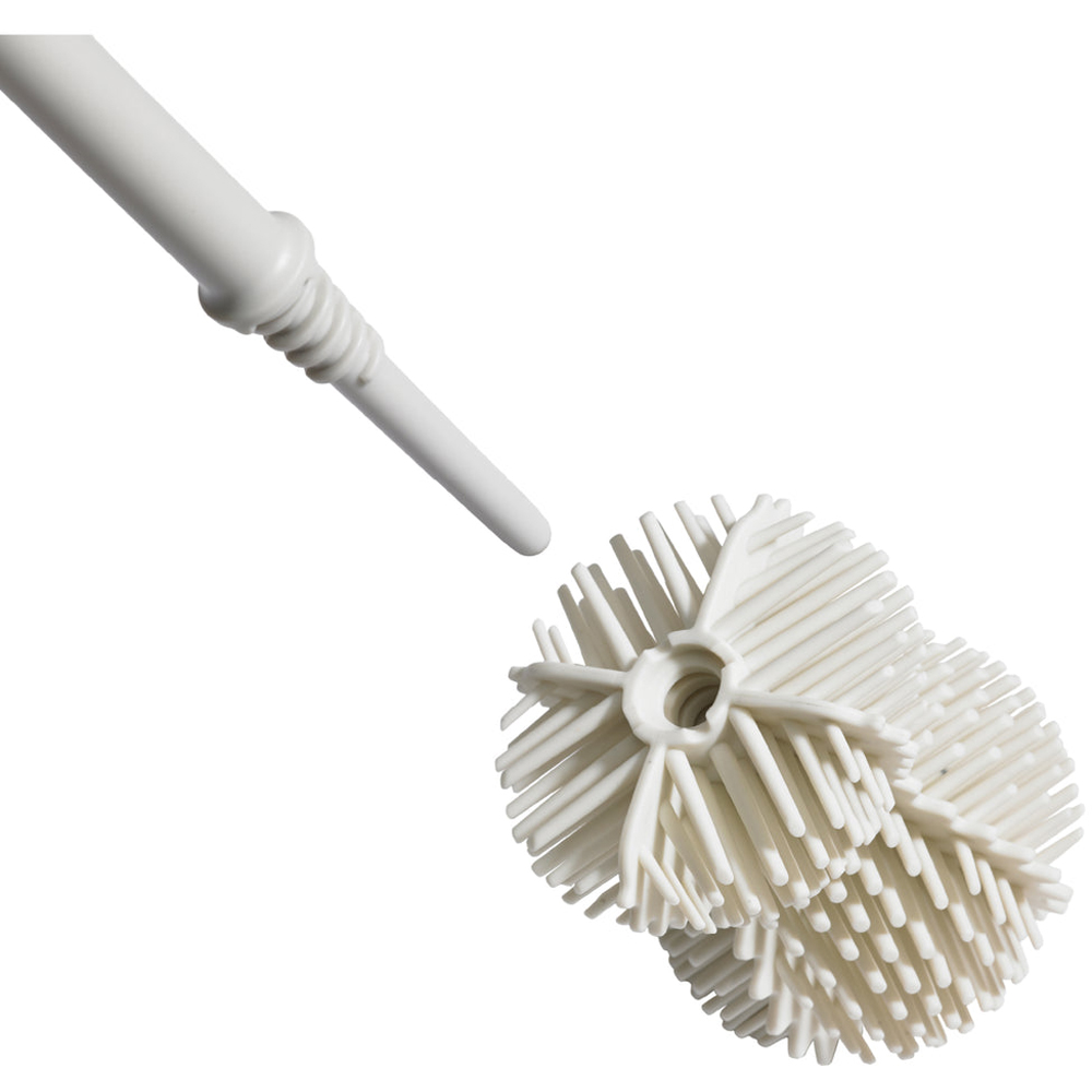 ReBorn Stone Effect Recycled Plastic Toilet Brush with Replaceable Screw-in Heads Image 3
