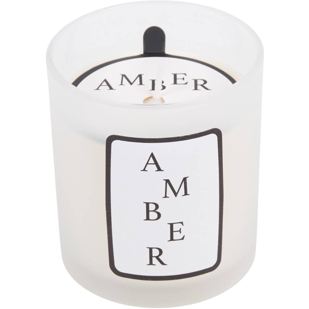 Candle in Frosted Glass Jar Image 3