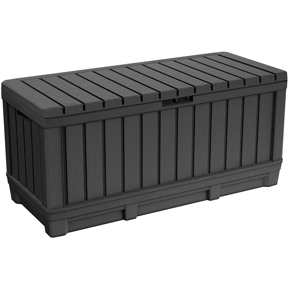 Keter Kentwood 350L Grey Outdoor Garden Storage Box Image 1