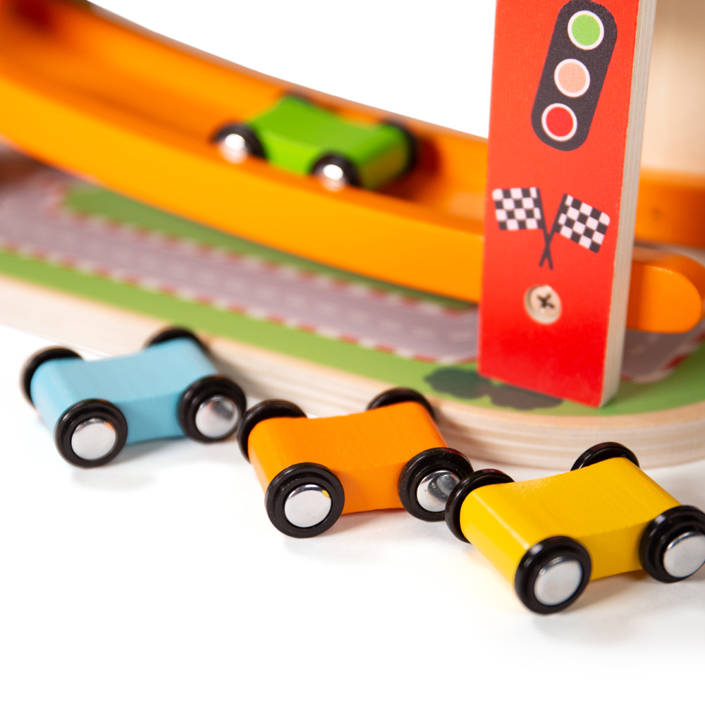 Bigjigs Toys Car Ramp Racer Toy Multicolour Image 5