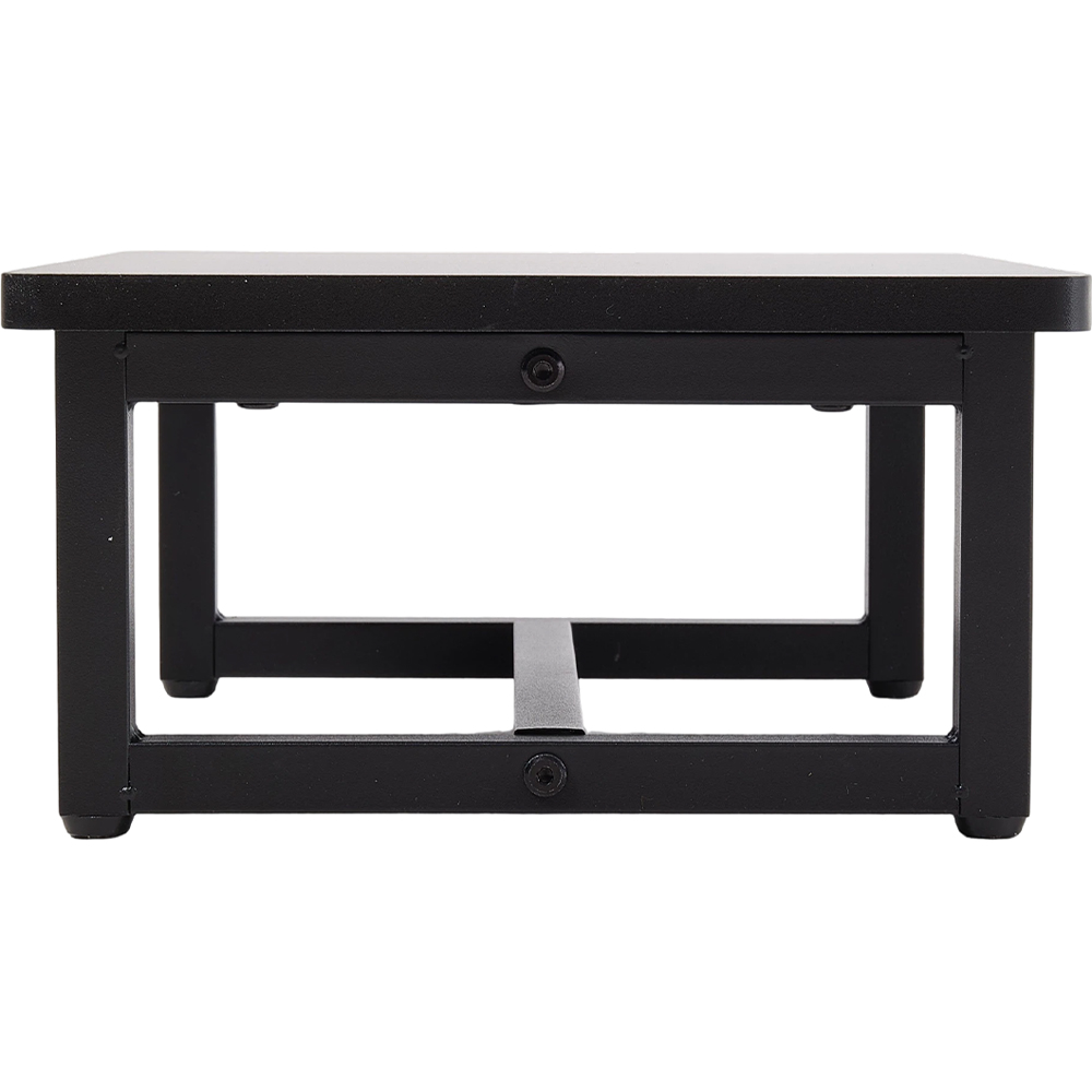 Living and Home Black Rustic Wood Grain Step Stool Image 4
