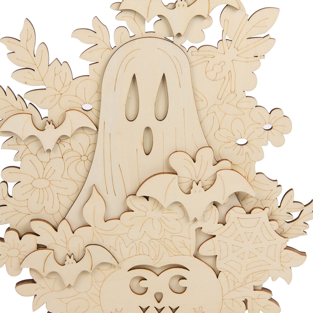 Decorate Your Own Spooky Flower Ghost Stand Natural Image 3
