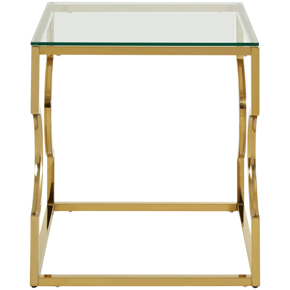 Premier Housewares Contemporary Curved Frame End Table Image 4