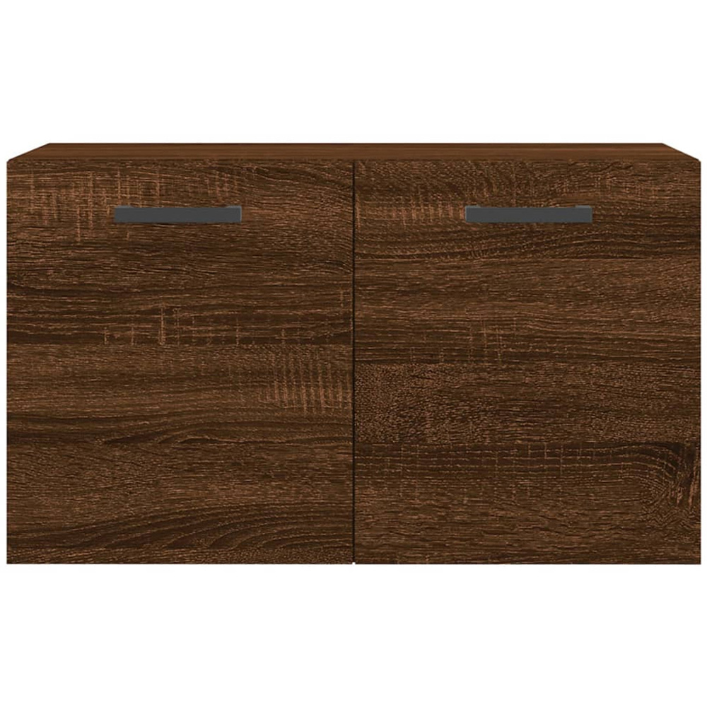 vidaXL Single Door Brown Oak Wall Mounted Cabinet Image 5