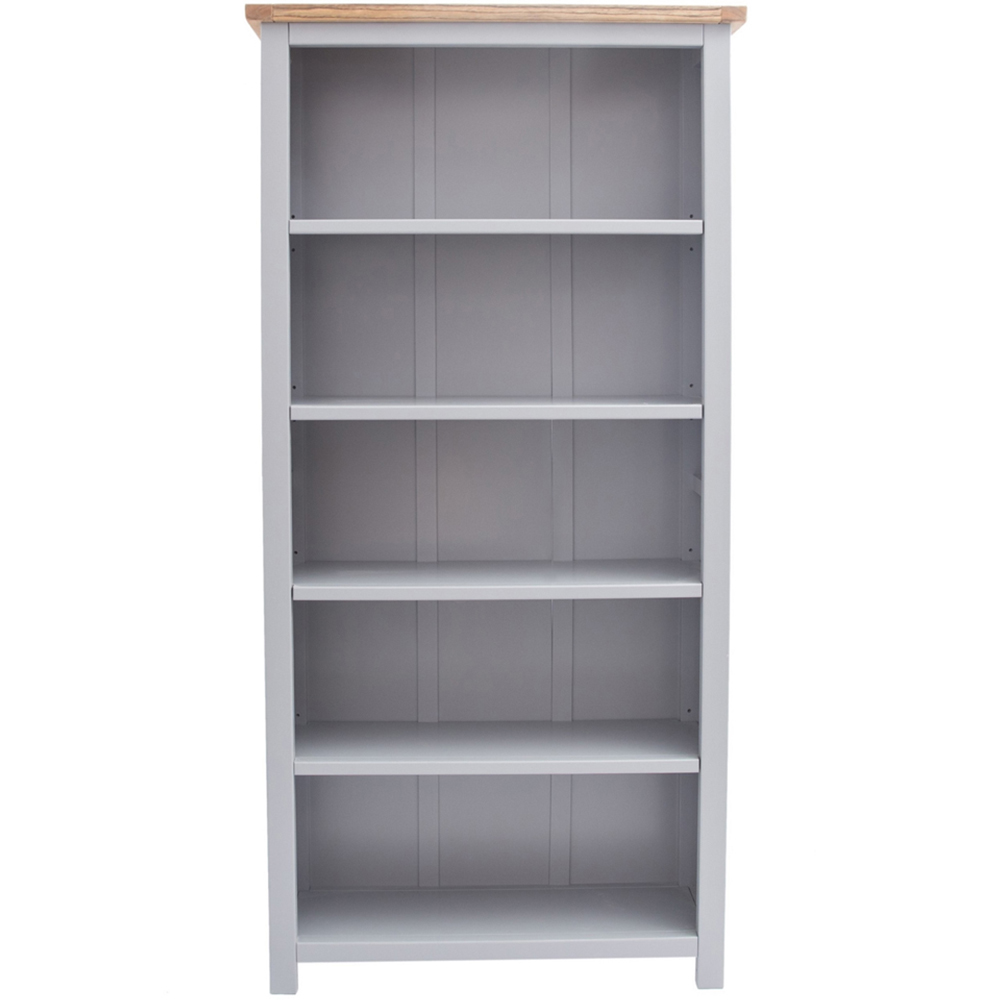 Mirano 5 Shelf Grey Bookcase Image 2