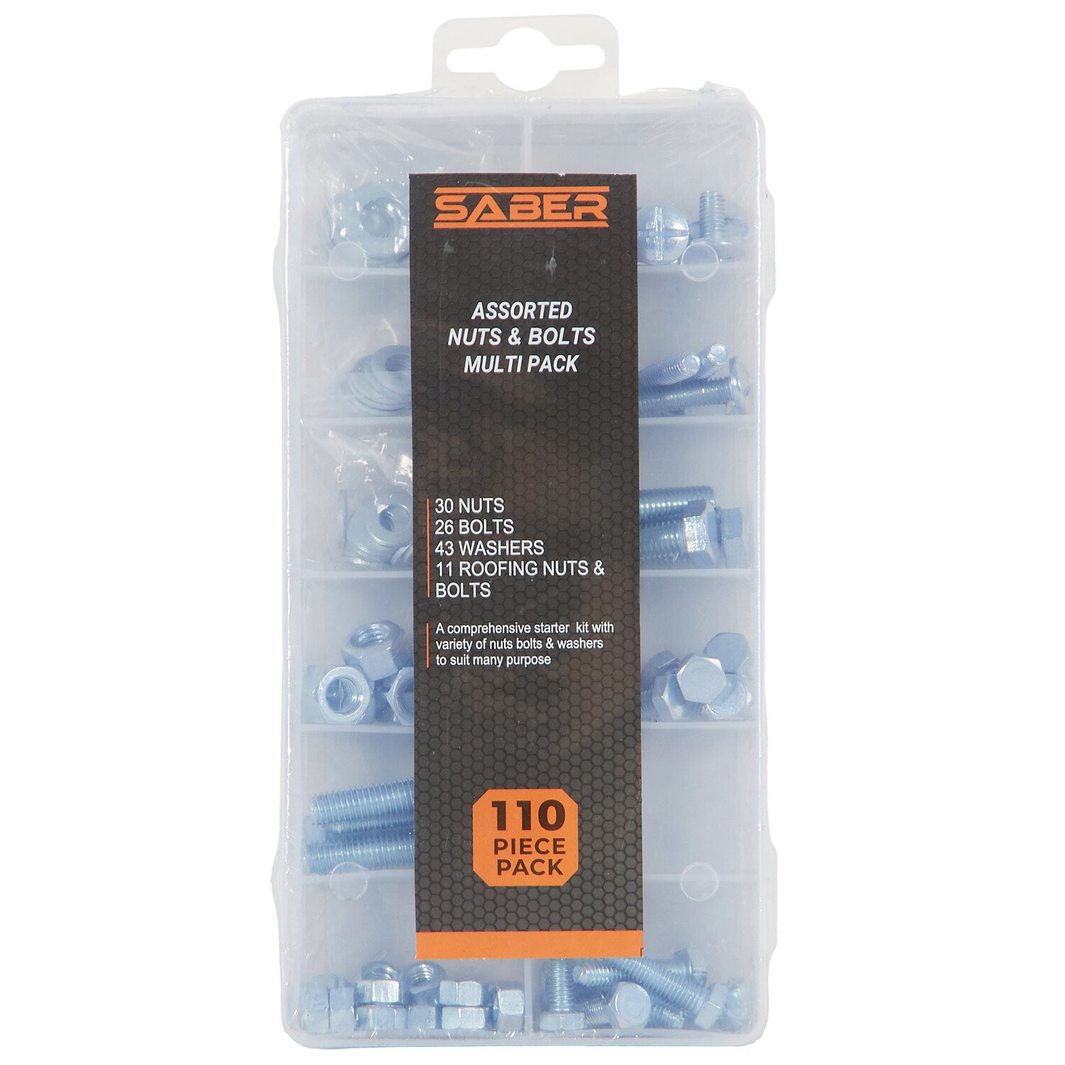 Saber Assorted Nuts And Bolts Multipack Image 1