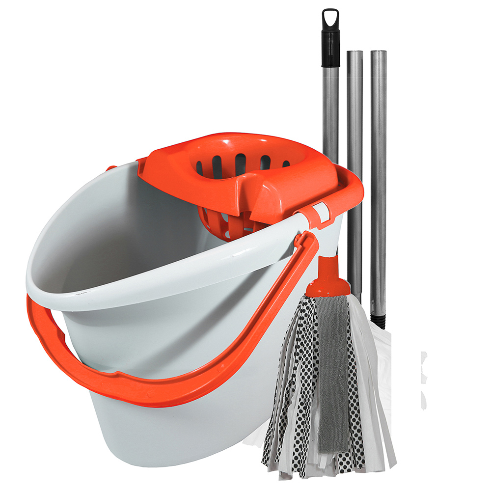 Brights Mop and Bucket Set Orange Image 1