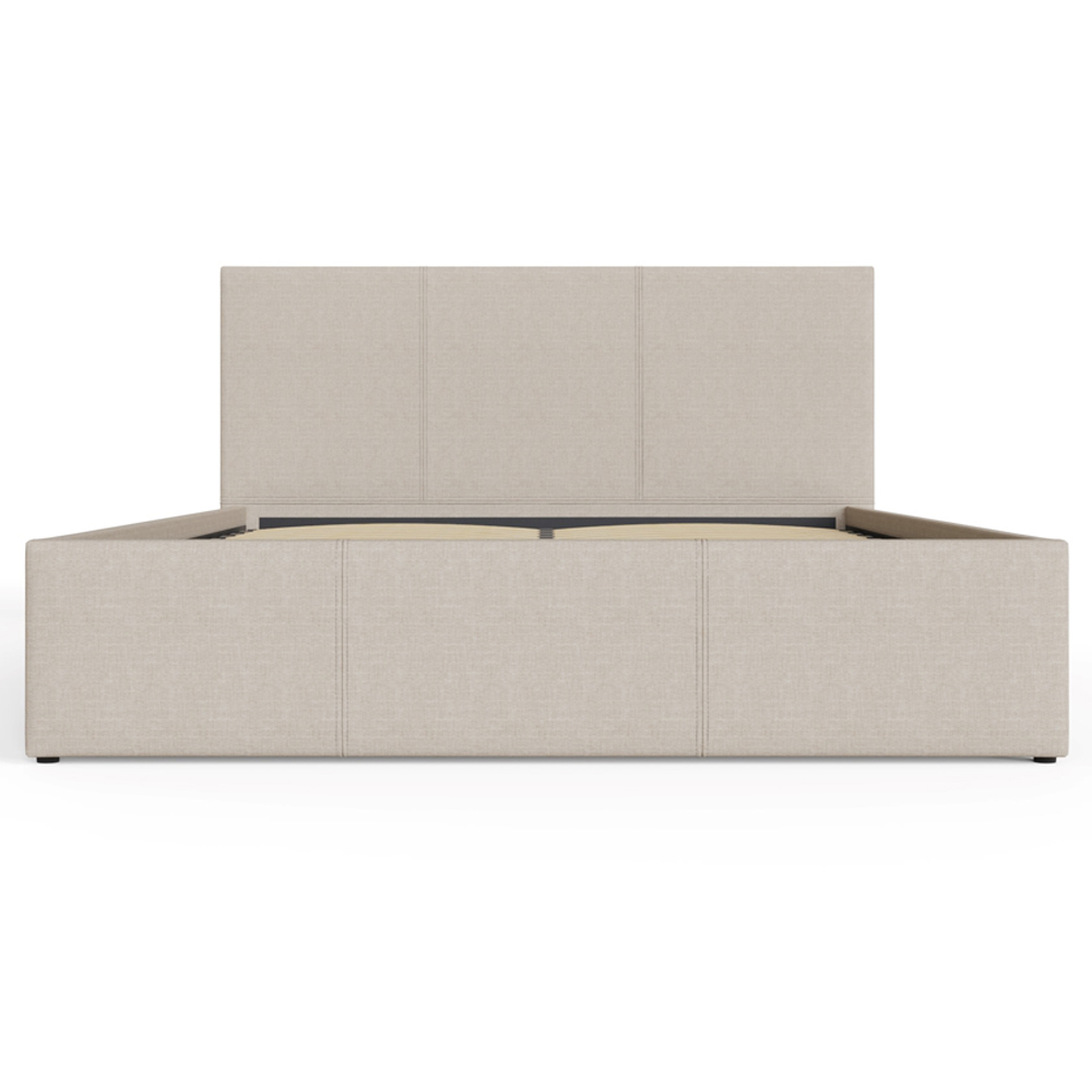 GFW Small Double Natural Fabric Ottoman Bed Image 4