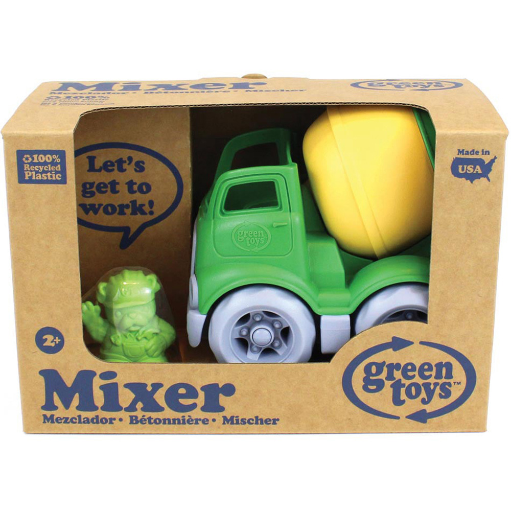 BigJigs Toys Green Toys Toy Mixer-Truck Image 4