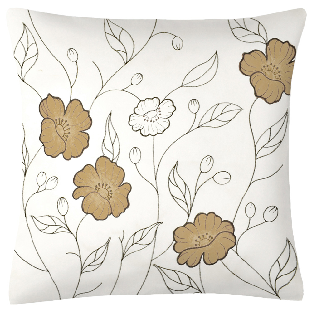 Intimates Arial Latte Filled Small Cushion 43 x 43cm 2 Pack Image 1