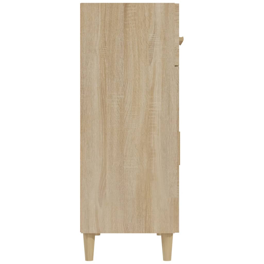 vidaXL 2 Door 2 Drawer Sonoma Oak Sideboard Image 5