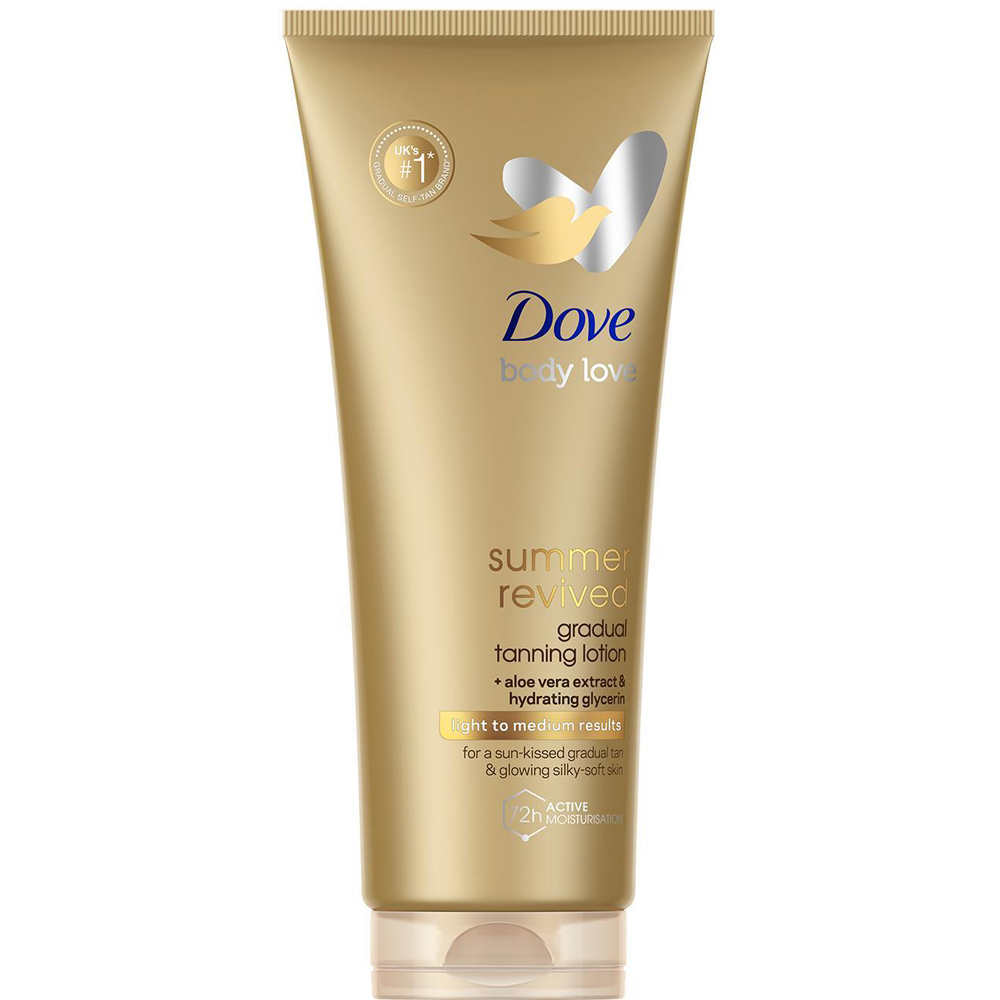 Dove Derma Spa Summer Revived Fair to Medium Skin Body Lotion 200ml 12 Pack Image 2