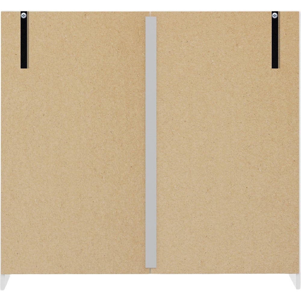 Seconique Denver 4 Drawer White Gloss Storage Chest Image 6