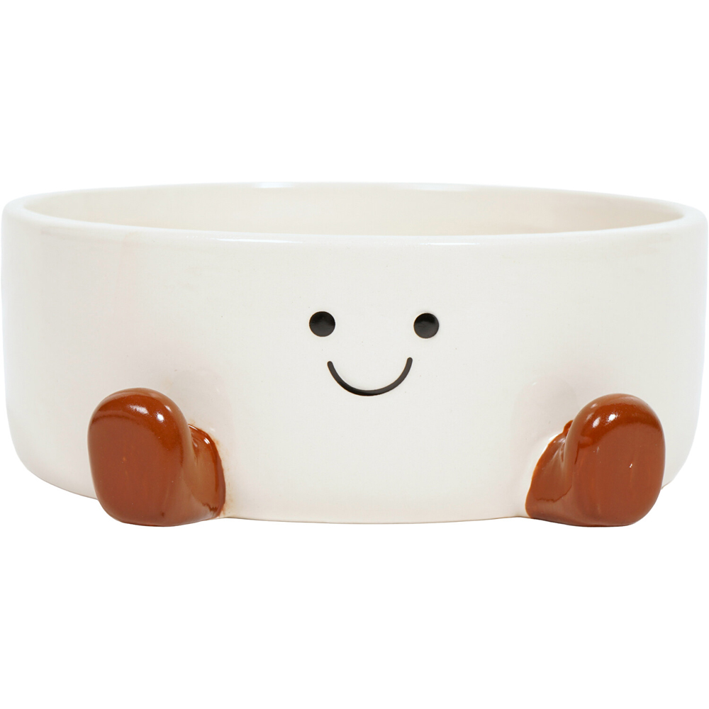 Smile Pet Bowl White Image 2