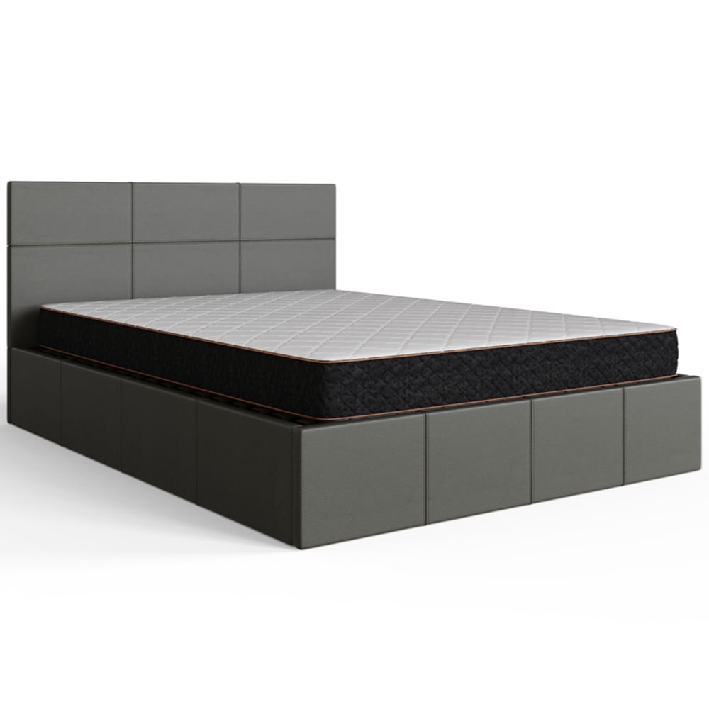 GFW Double Grey Side Lift Ottoman Bed Image 3
