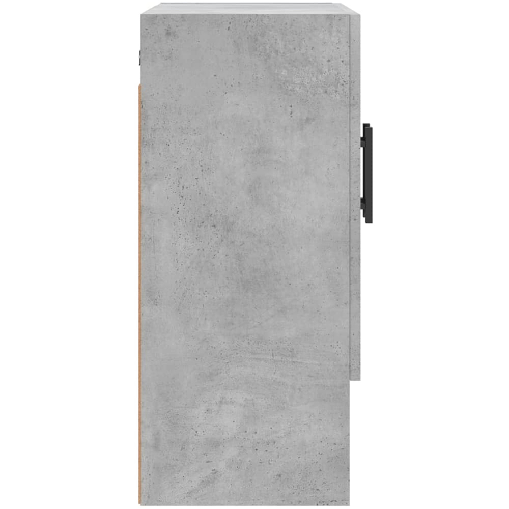 vidaXL 2 Door Single Shelf Concrete Grey Wall Cabinet Image 7