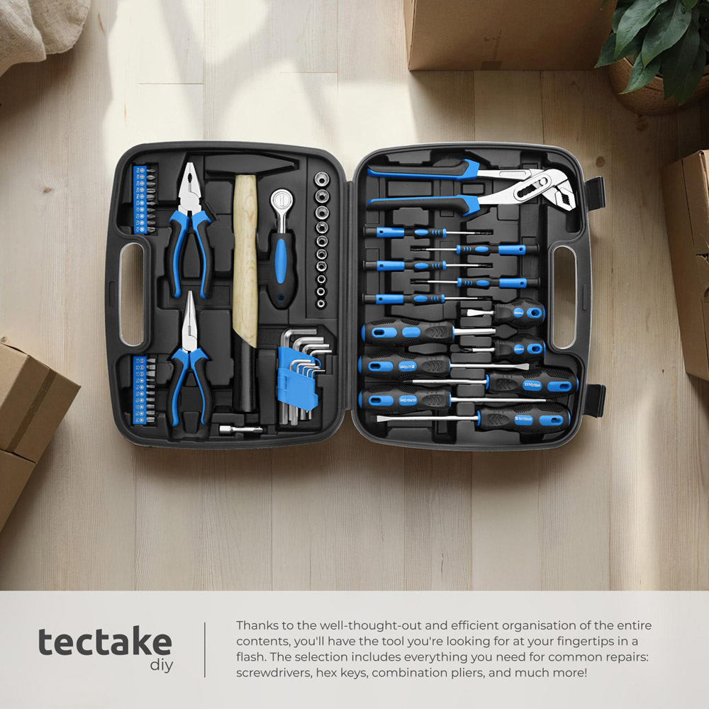 tectake Luigi 57 Piece Tool Box Image 5